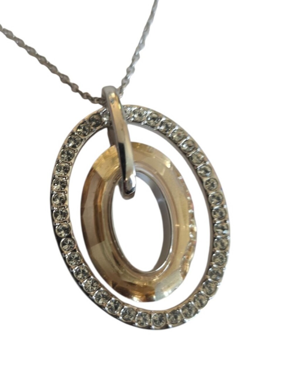 Swarovski Logan Golden Shadow Pendant 1039816 NWT - Picture 6 of 9